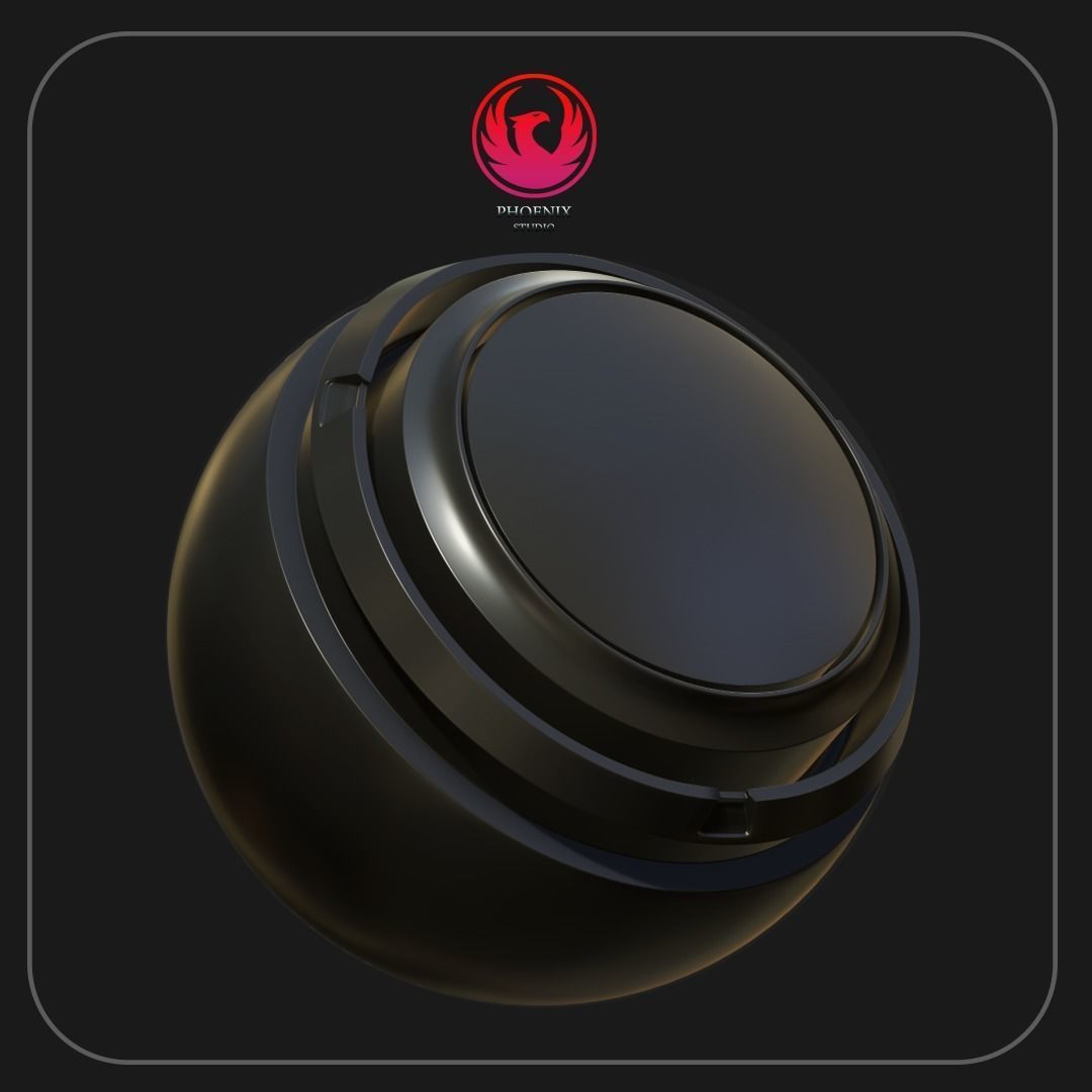 12 Military Weapons Materials Low-poly 3D model_19