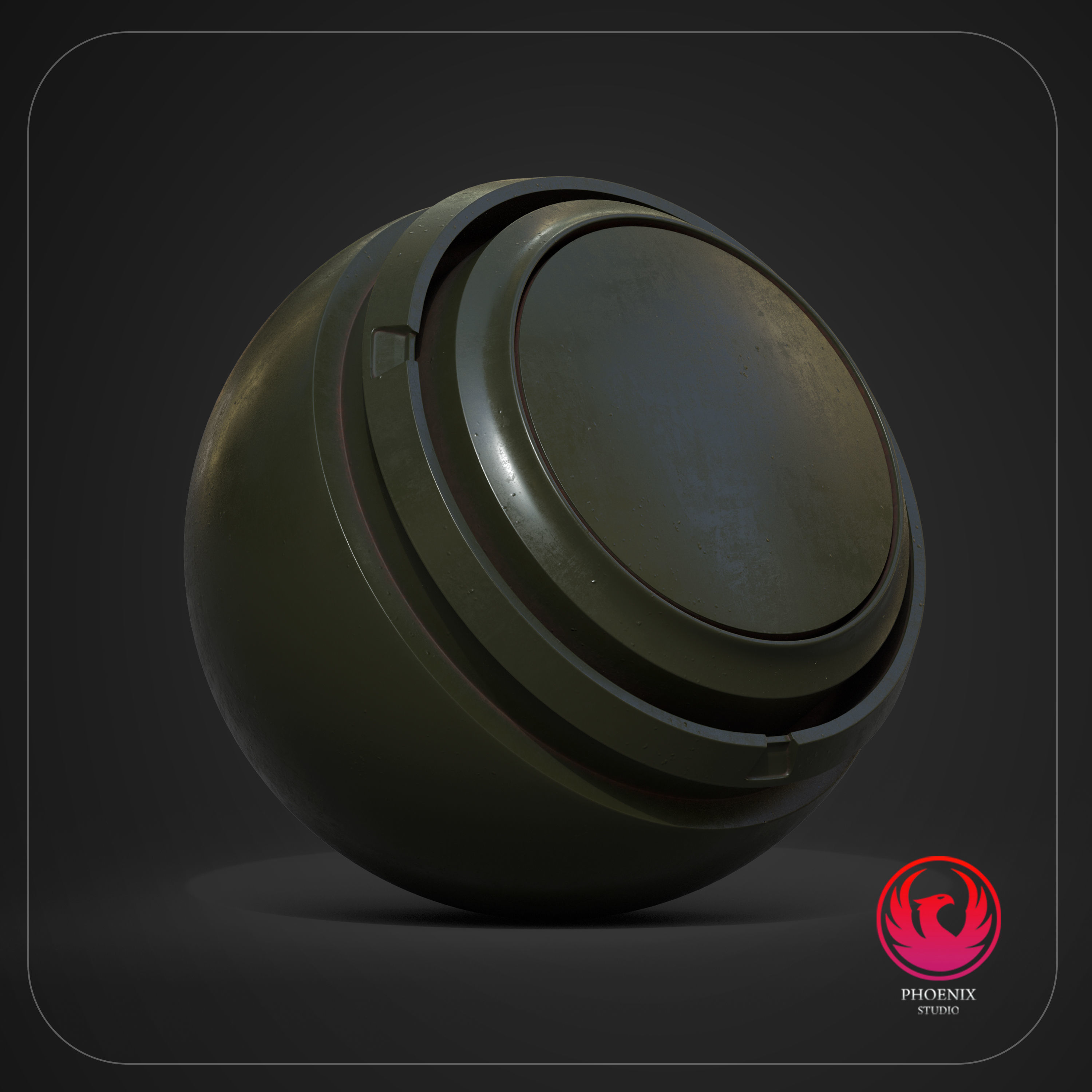 12 Military Weapons Materials Low-poly 3D model_17