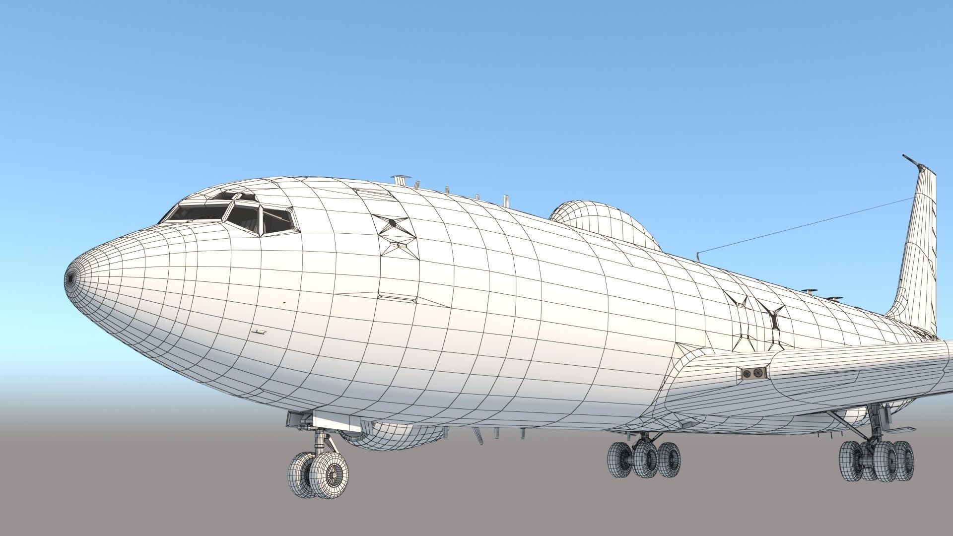 Boeing E-6 Mercury 3D model_16