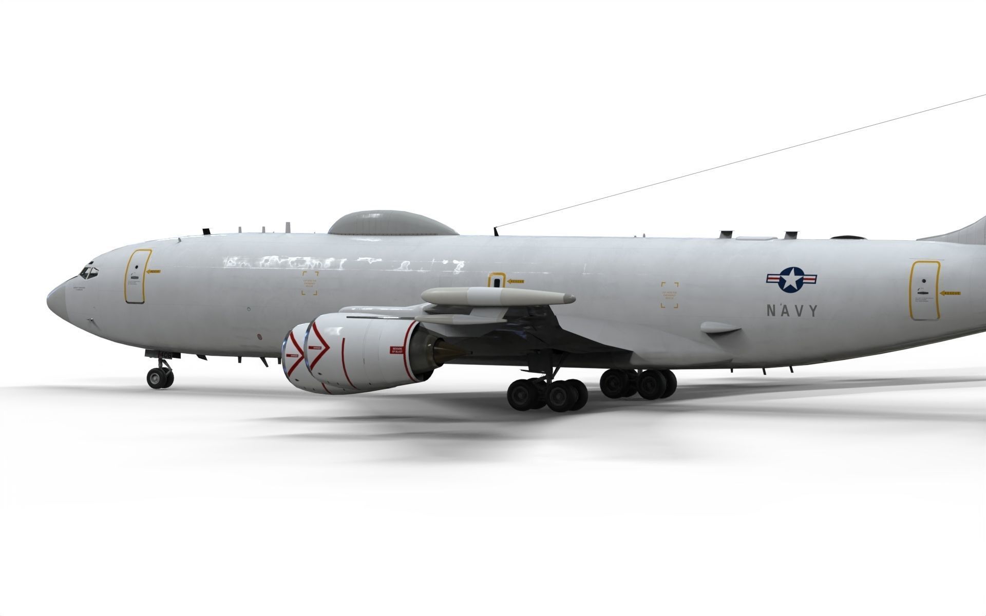 Boeing E-6 Mercury 3D model_2