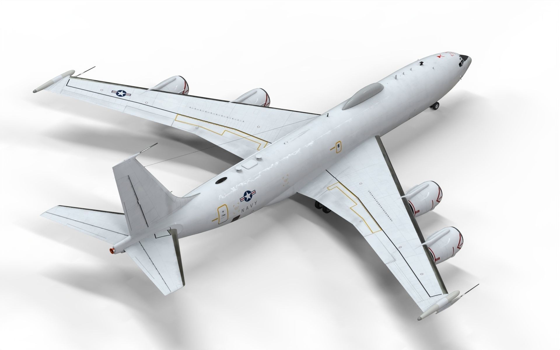 Boeing E-6 Mercury 3D model_10