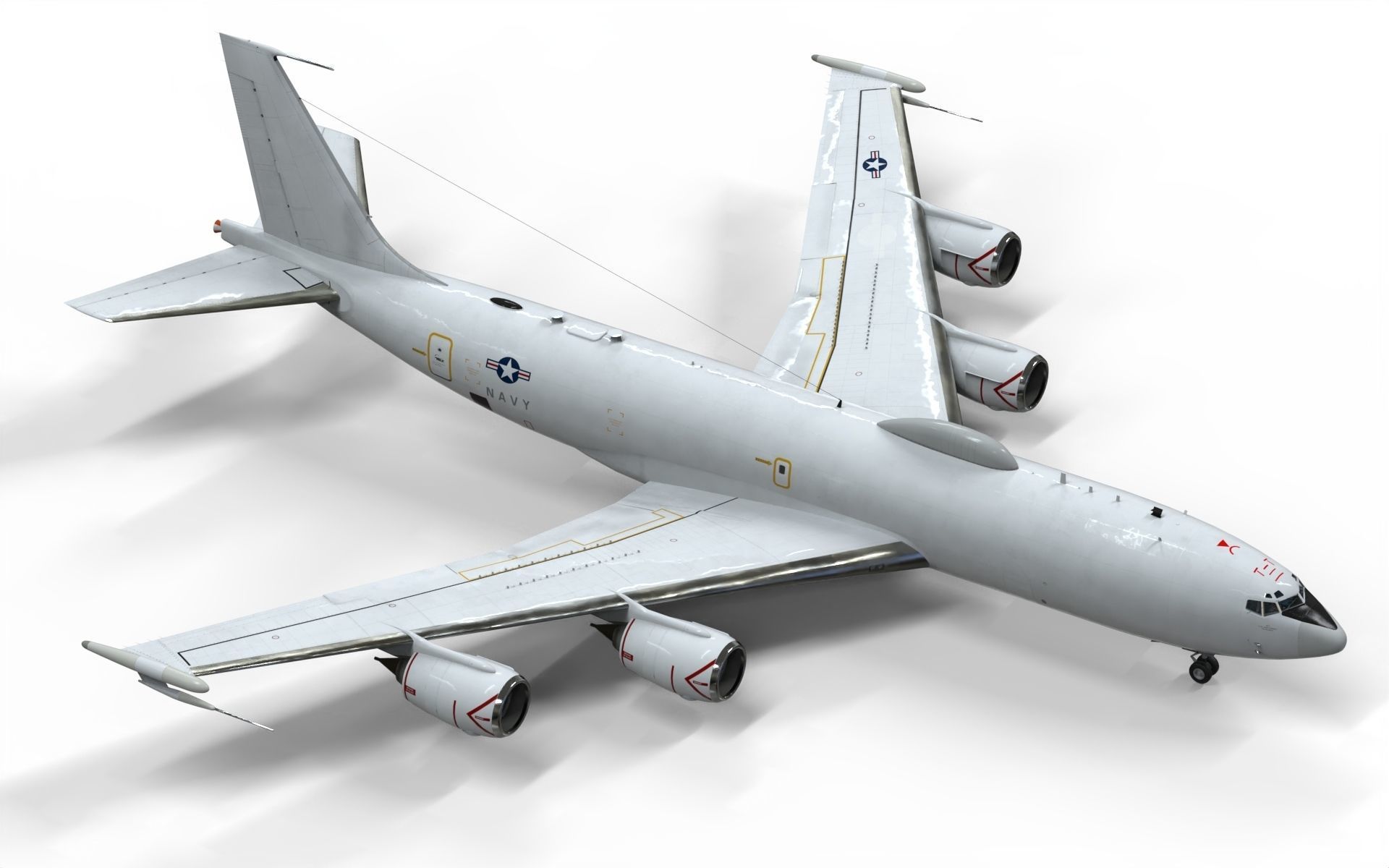 Boeing E-6 Mercury 3D model_8
