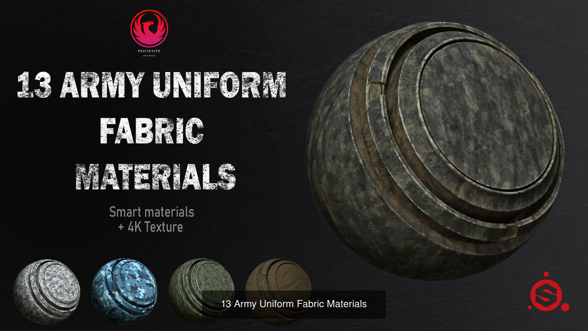 Military Equipment Materials Pack 3D Model Collection_1