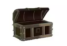 Ancient Treasure Chest with Animation