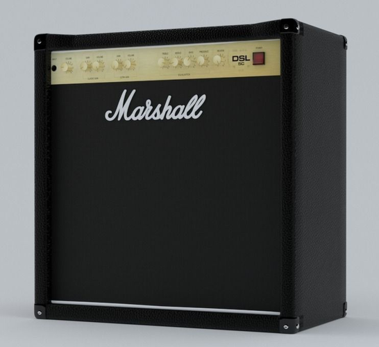 Marshall amplifier DSL 5C 3D model