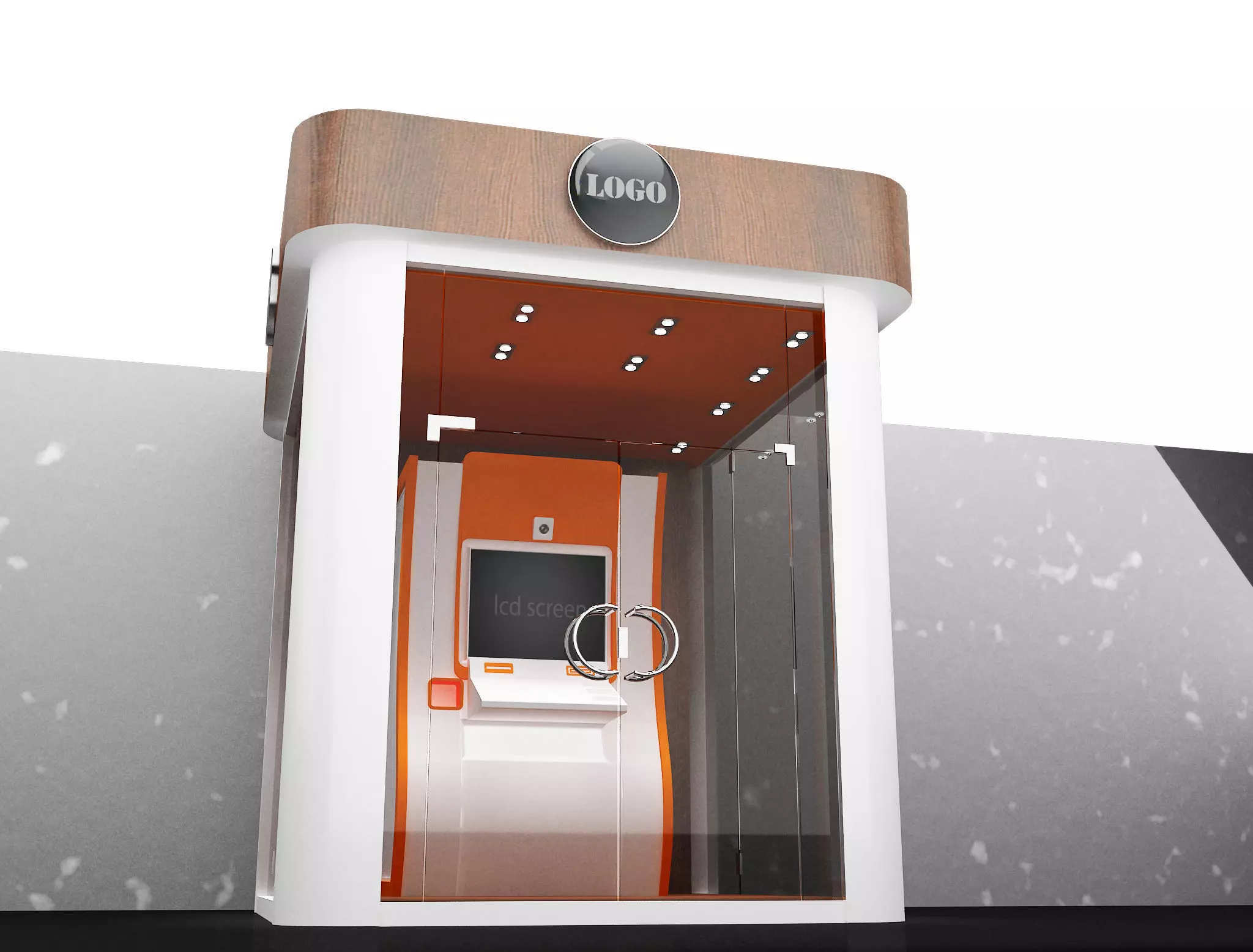 Booth Exhibition Stand a549b 3D model