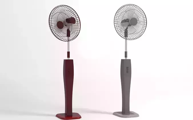 standing fan 3D model