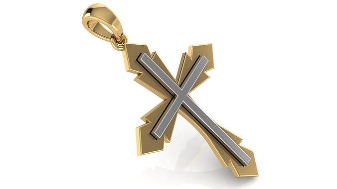 CROSS PENDANT CR15 3D print model