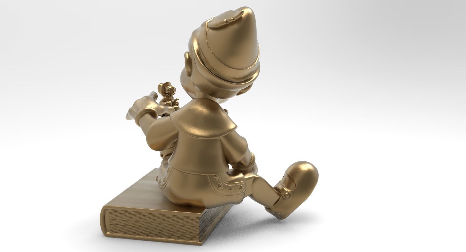   PINOCCHIO Walt Disney 3D print model_3