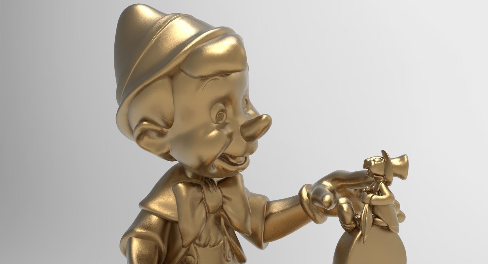    PINOCCHIO Walt Disney 3D print model_5