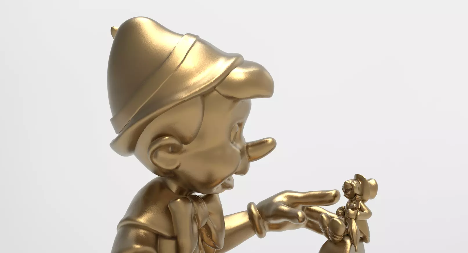    PINOCCHIO Walt Disney 3D print model_0
