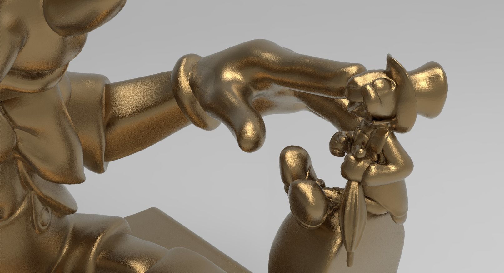    PINOCCHIO Walt Disney 3D print model_4