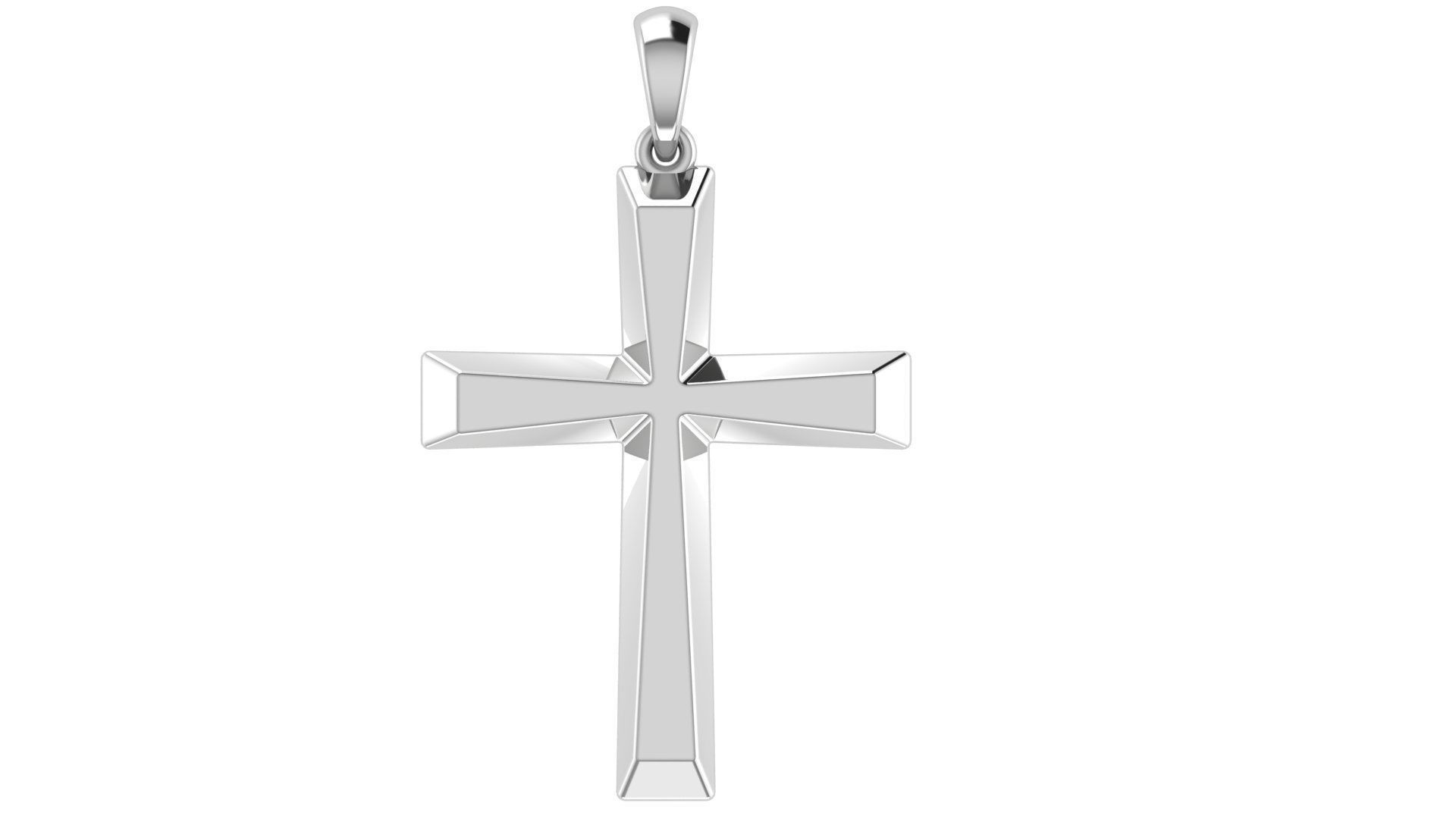 CROSS PENDANT CR16 3D print model_5