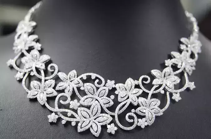 necklaces necklace with flowers