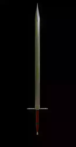 Stylized Sword low-poly game ready