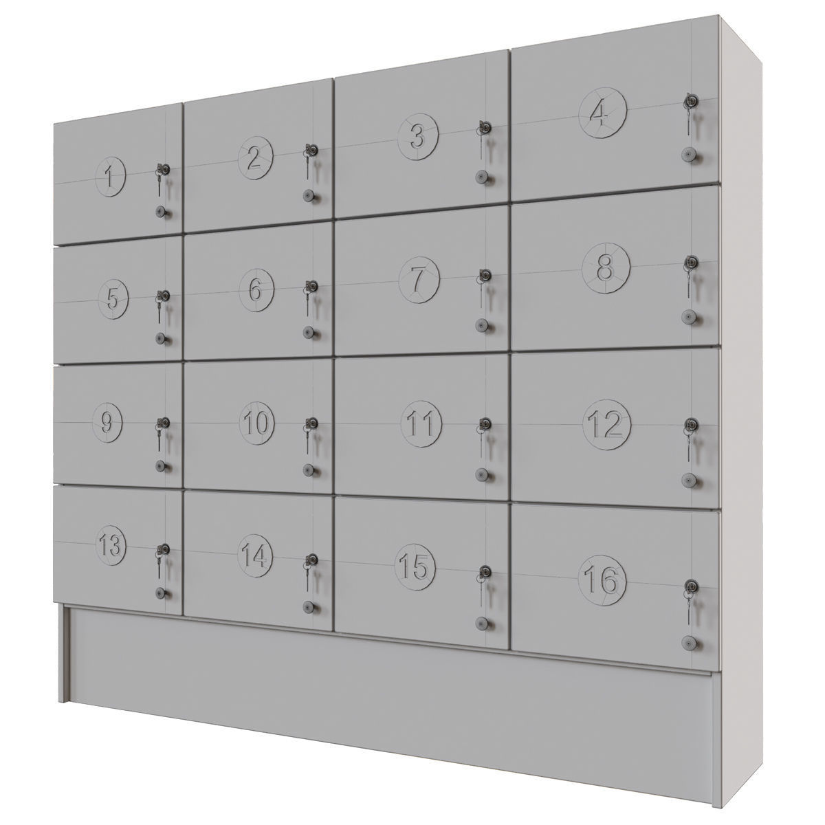 Luggage Storage 3D model_8