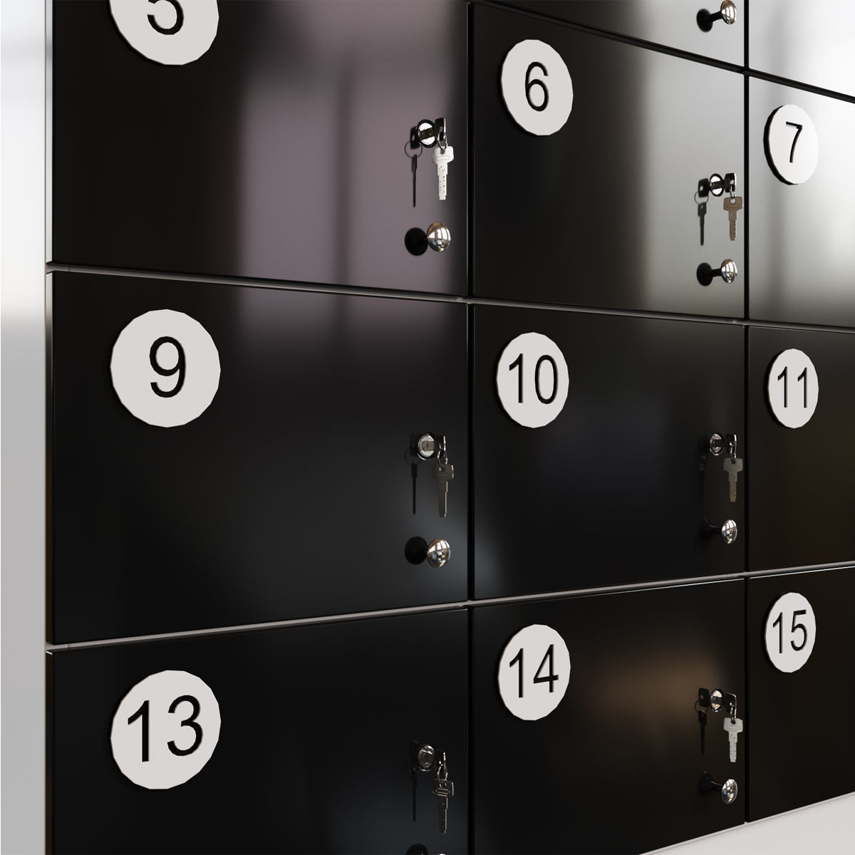 Luggage Storage 3D model_5