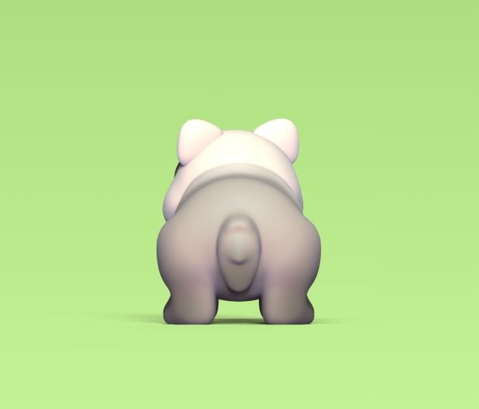 Badger pygmy panda 3D print model_3