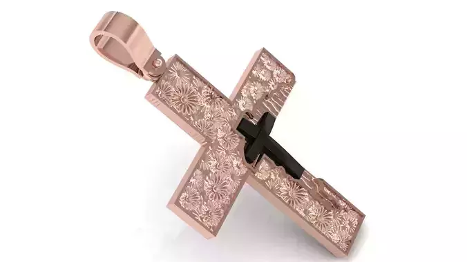 CROSS PENDANT CR17 3D print model