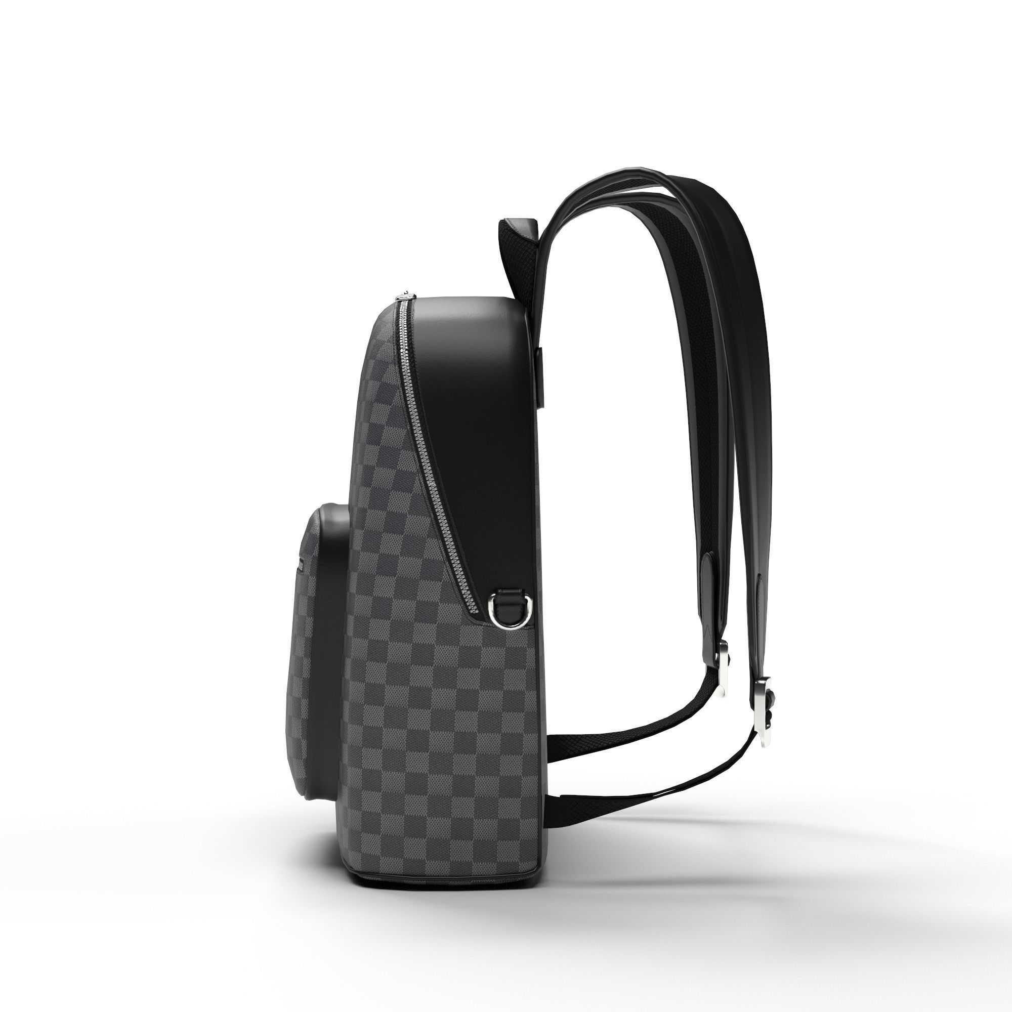 Louis-vuitton-josh-damier-graphite-canvas-bags louis vuitton ... Low-poly 3D model_6