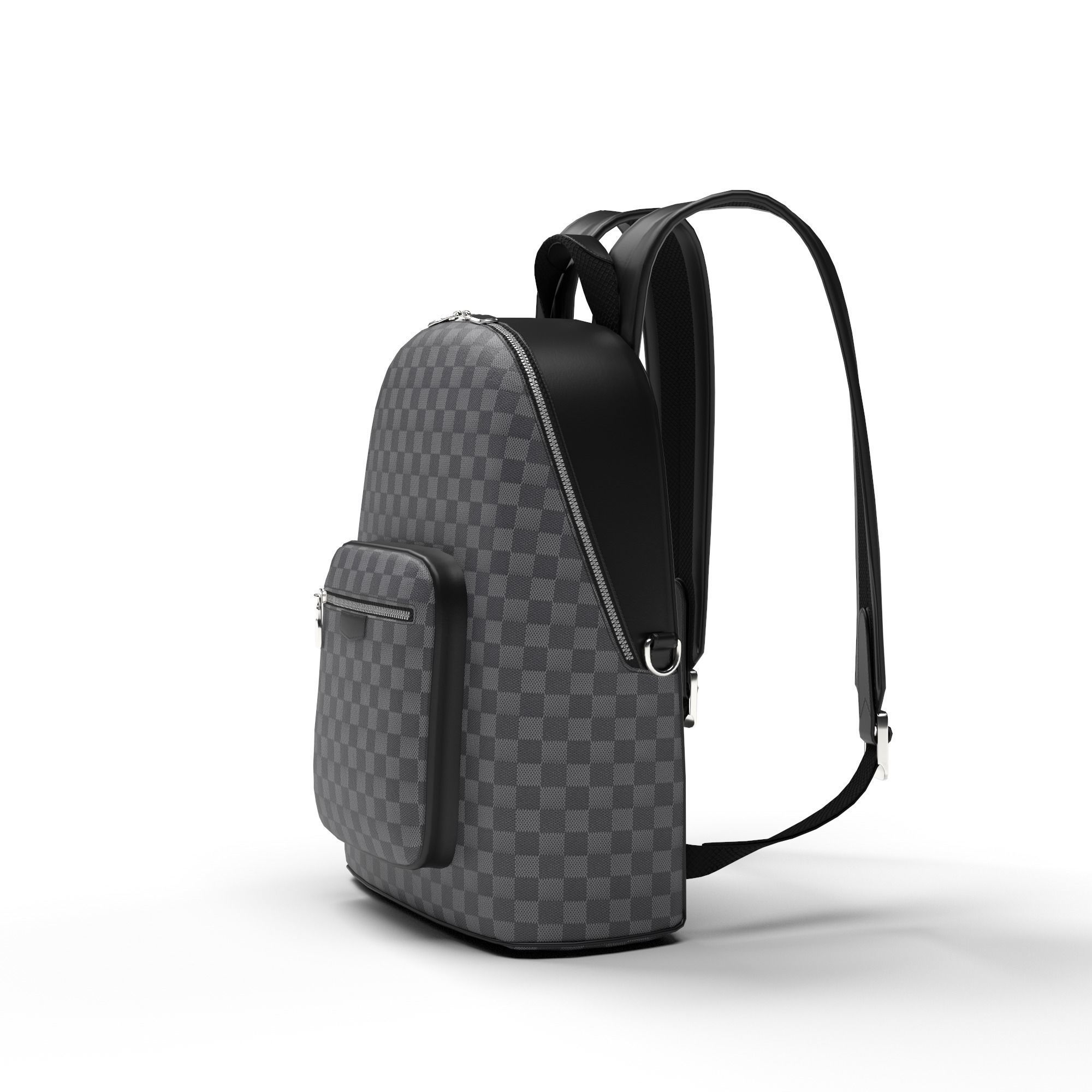 Louis-vuitton-josh-damier-graphite-canvas-bags louis vuitton ... Low-poly 3D model_5