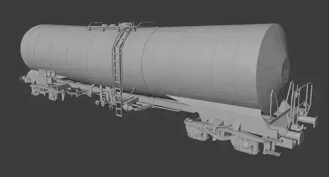 H0 1-87 scale Zacens 80 tank car 3D print model