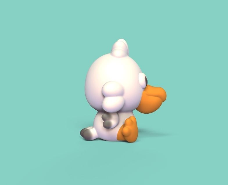 Baby Pelican 3D print model_2