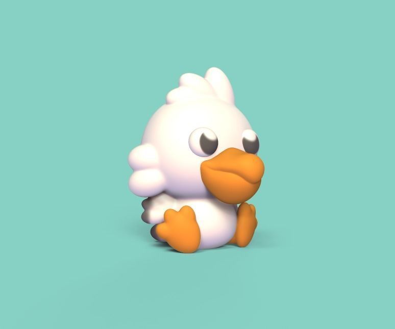 Baby Pelican 3D print model_1