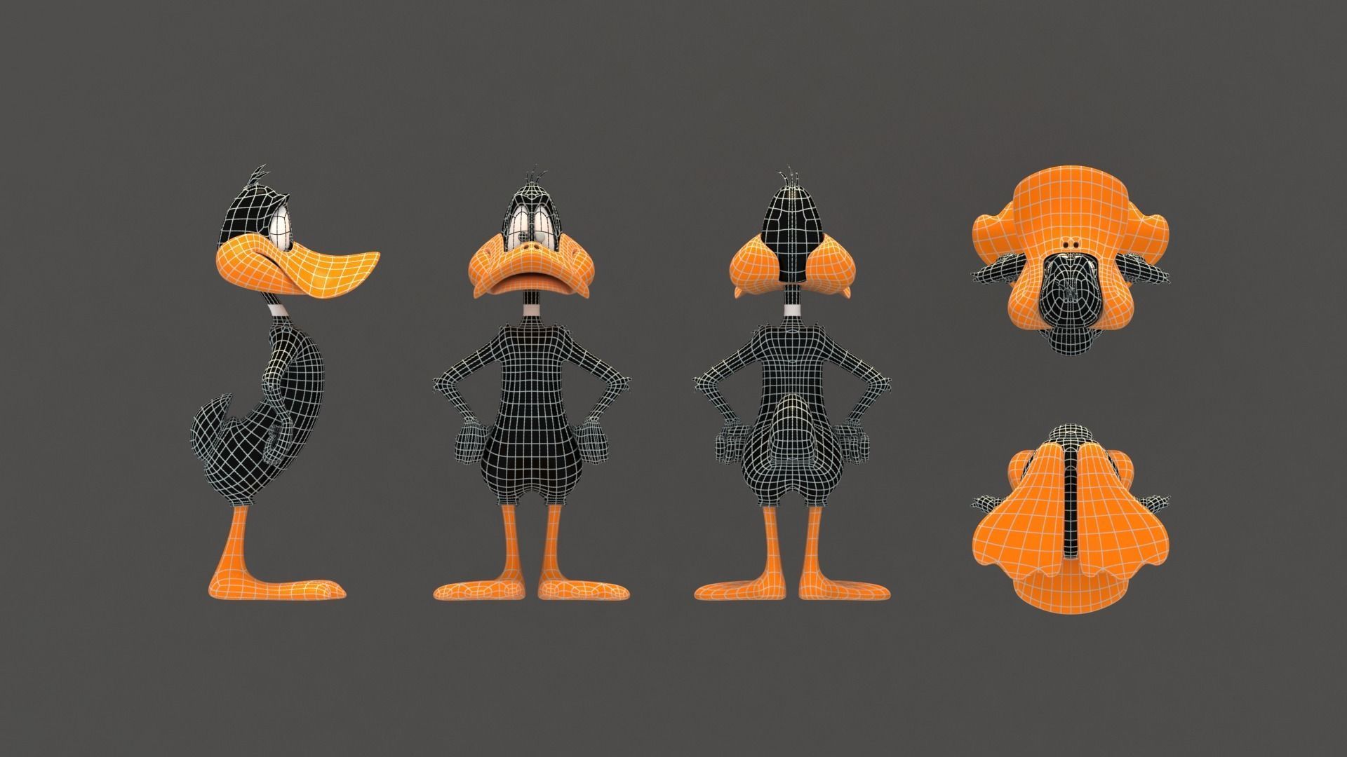 Daffy Duck 3D model_1