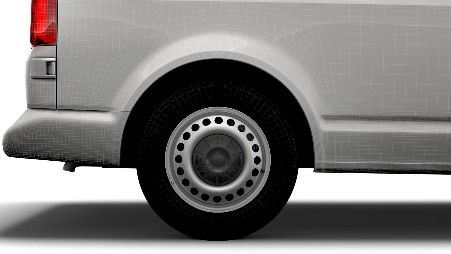 Transporter T6 1 SWB Startline UK spec 3D model_20