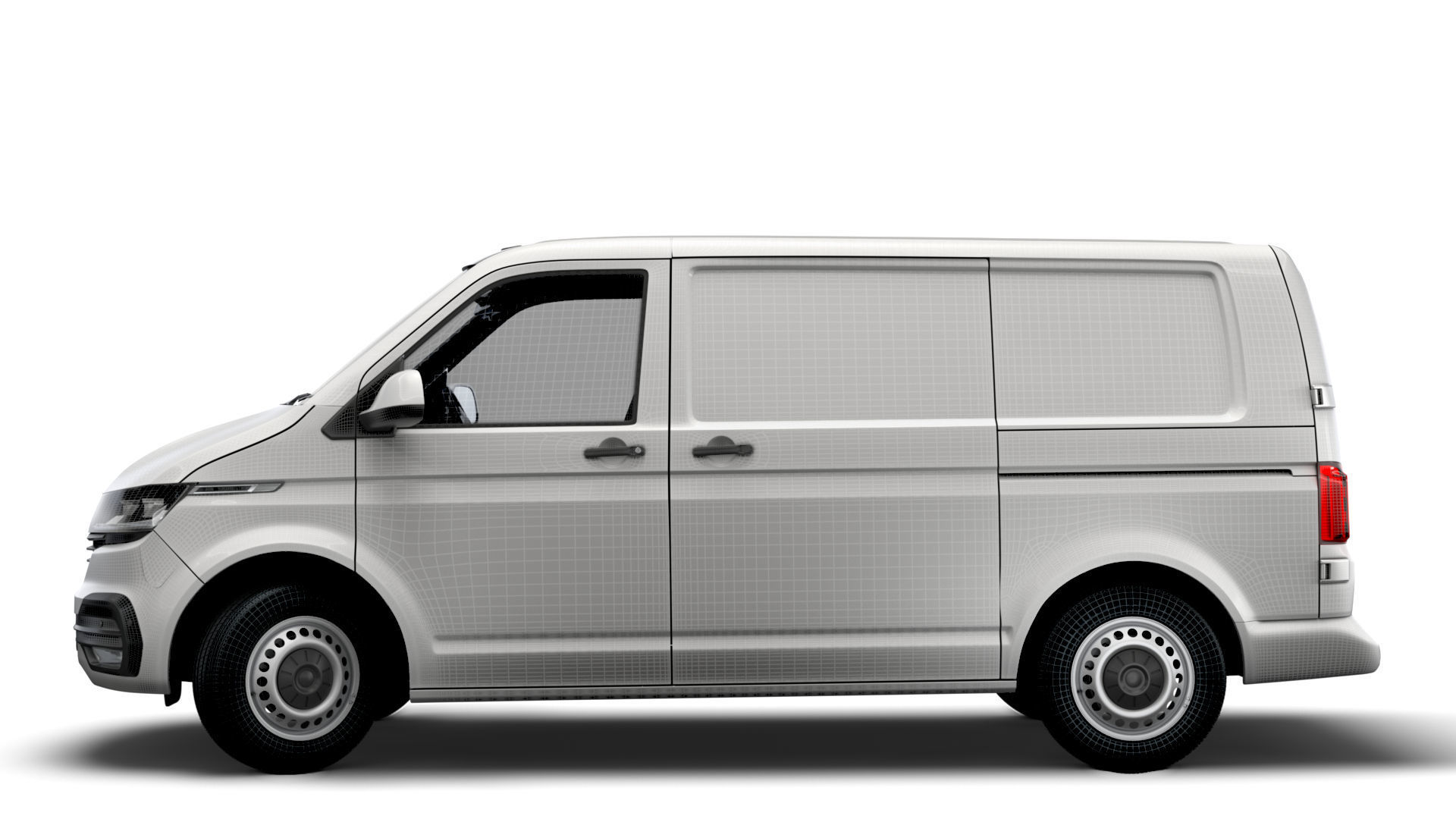 Transporter T6 1 SWB Startline UK spec 3D model_15