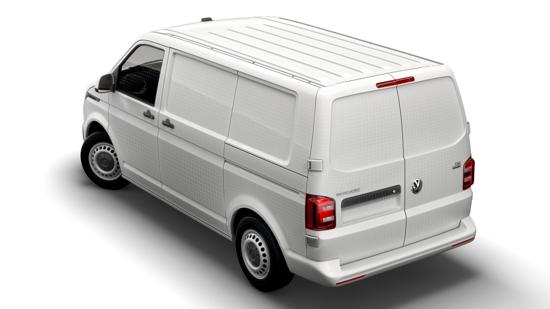 Transporter T6 1 SWB Startline UK spec 3D model_14