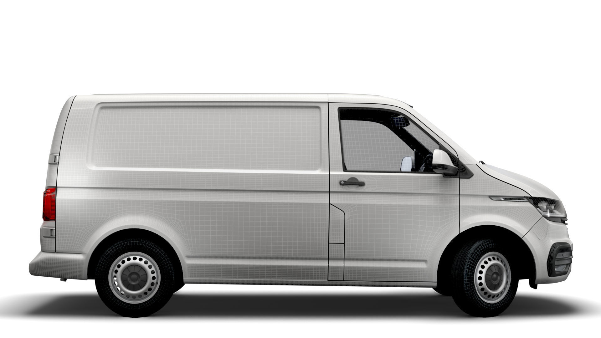 Transporter T6 1 SWB Startline UK spec 3D model_12