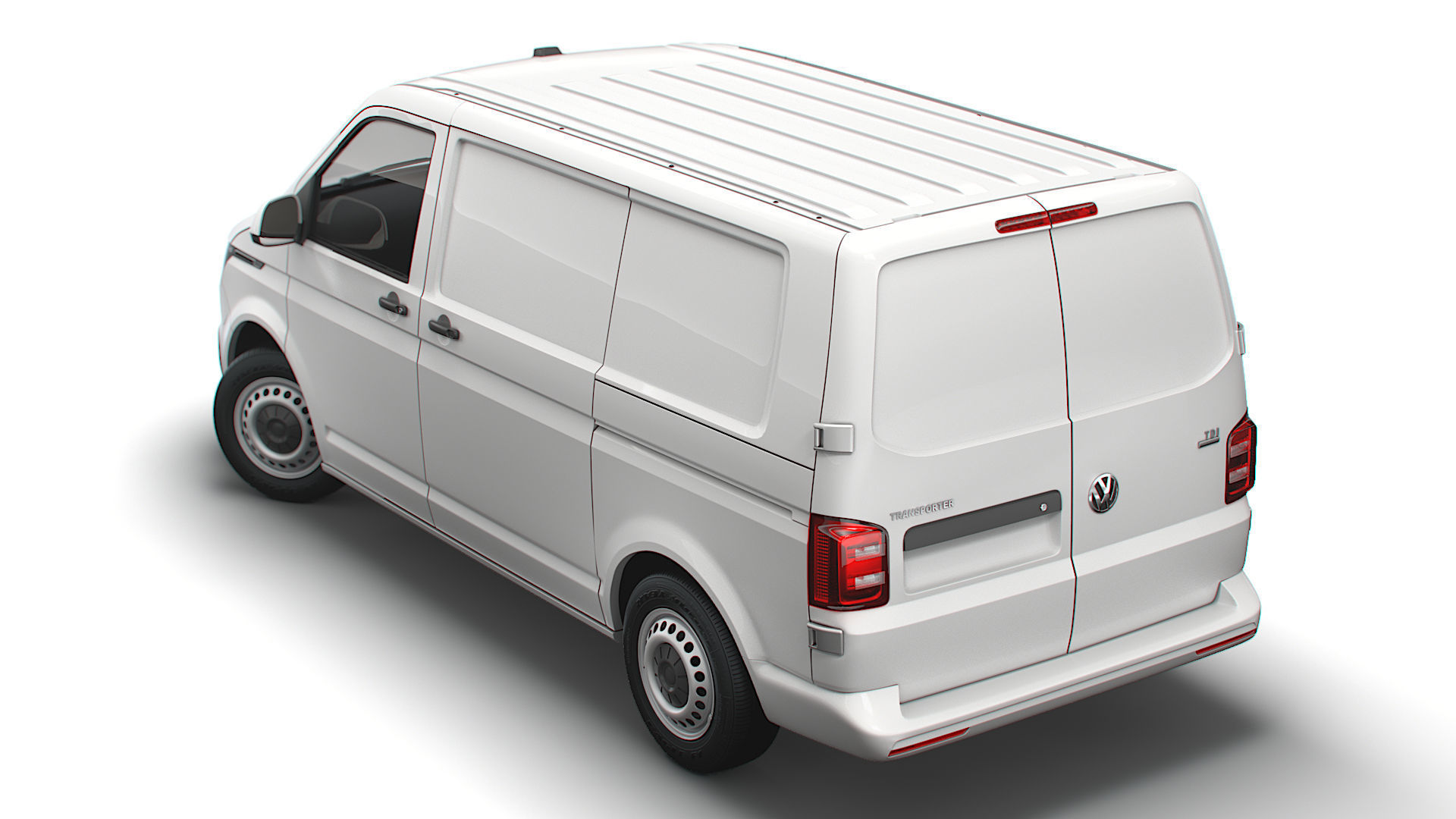 Transporter T6 1 SWB Startline UK spec 3D model_3