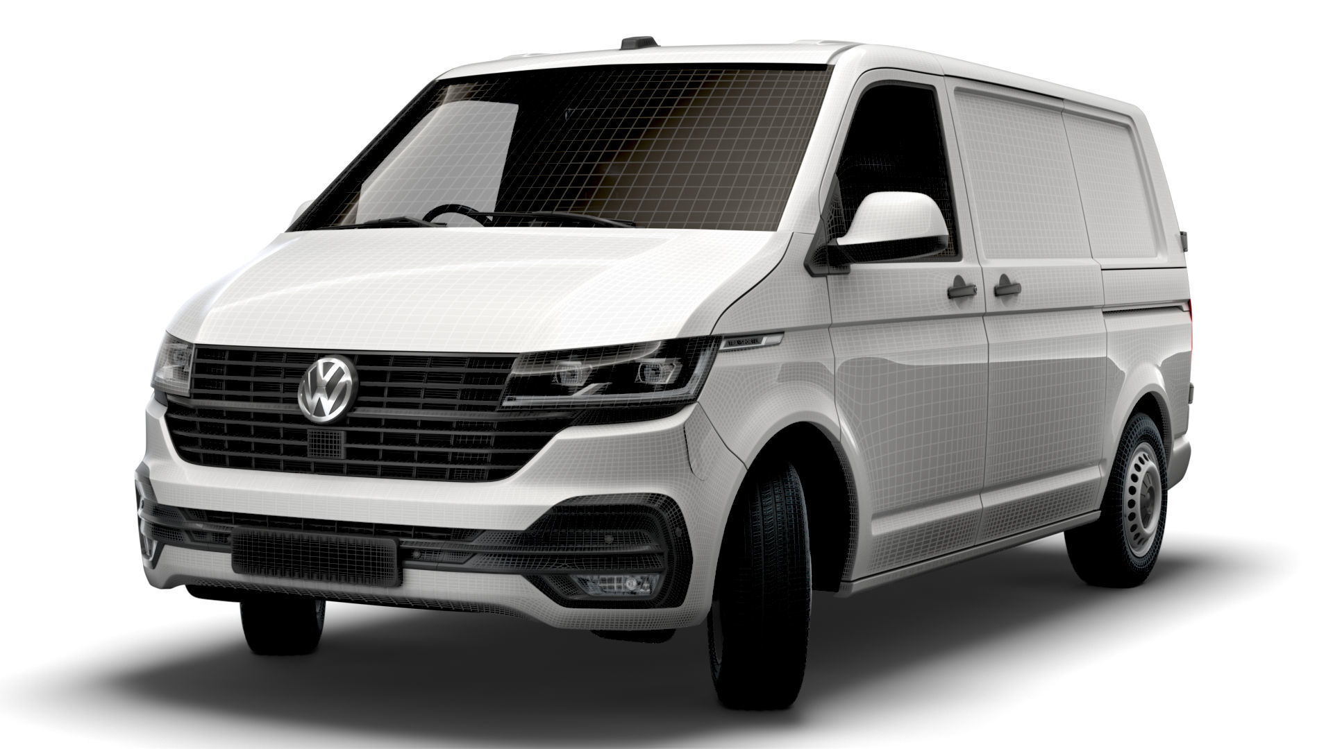 Transporter T6 1 SWB Startline UK spec 3D model_19