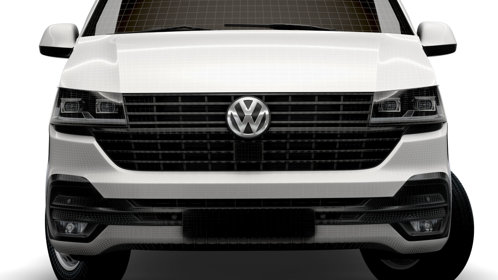 Transporter T6 1 SWB Startline UK spec 3D model_18