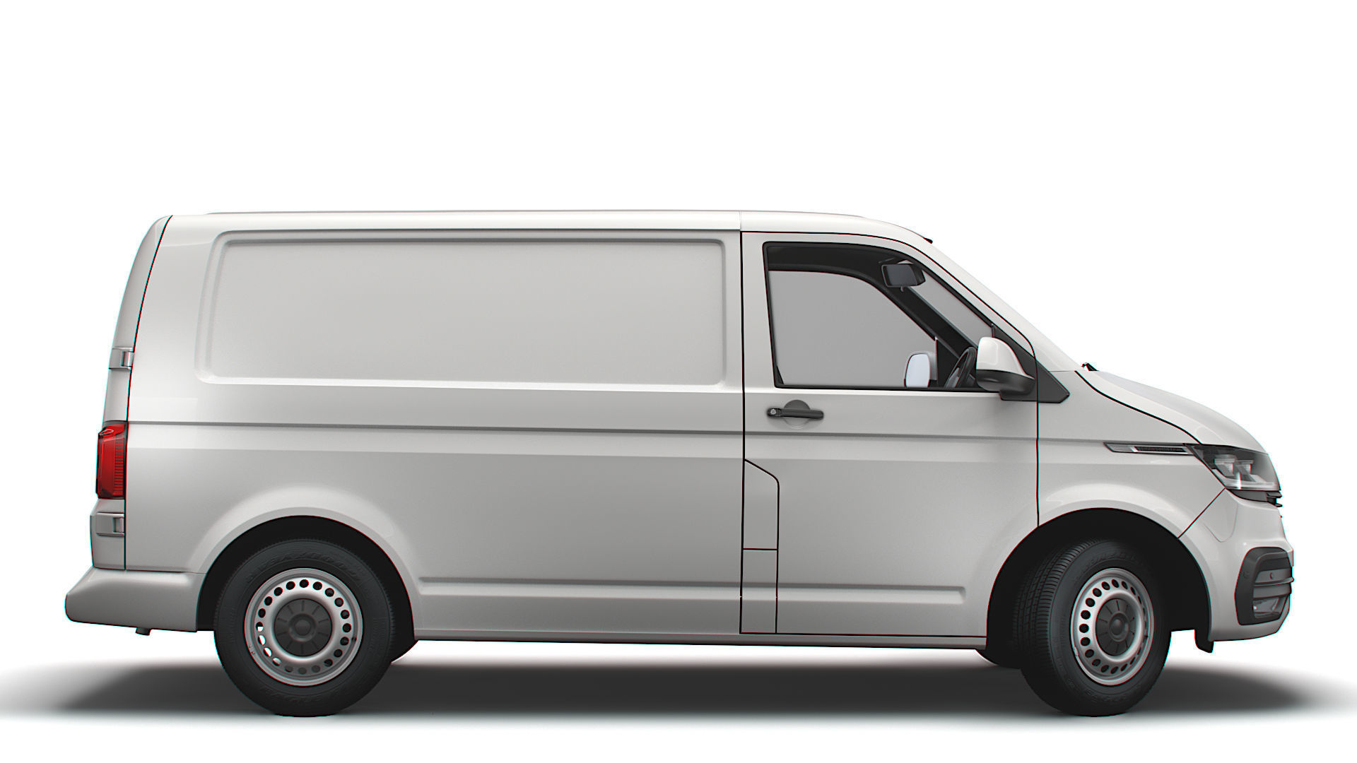 Transporter T6 1 SWB Startline UK spec 3D model_1