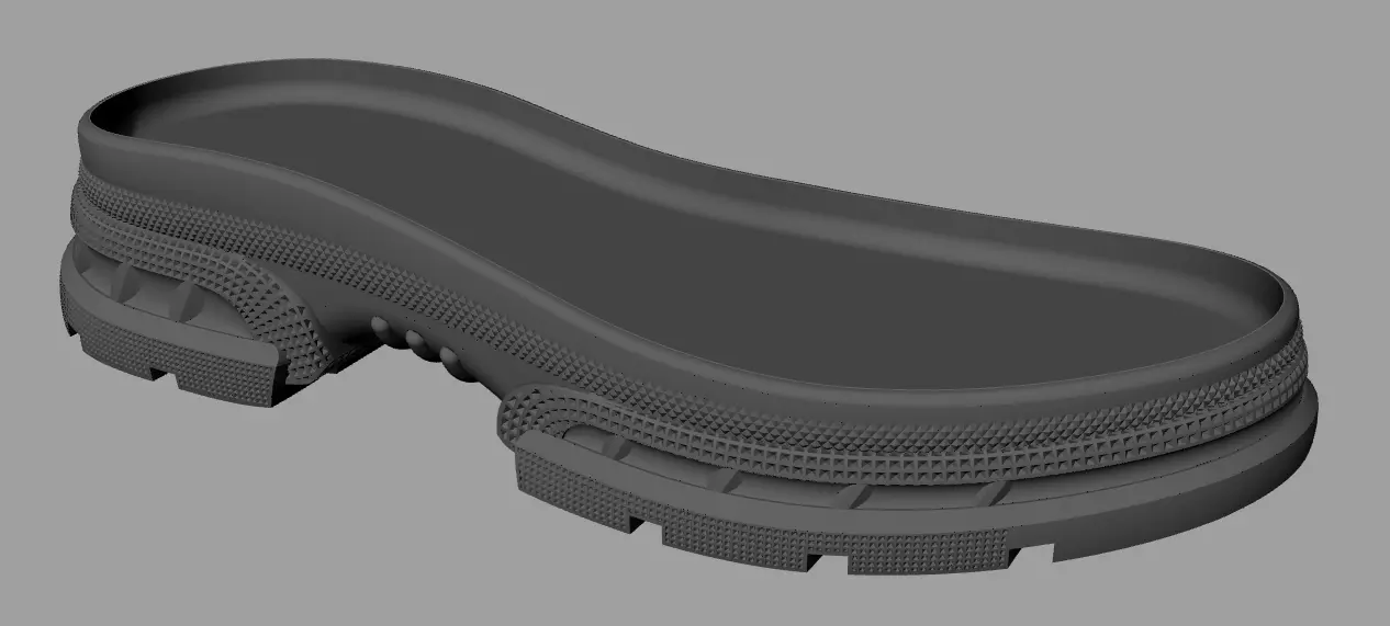 3D Shoes Sole Model 3D model