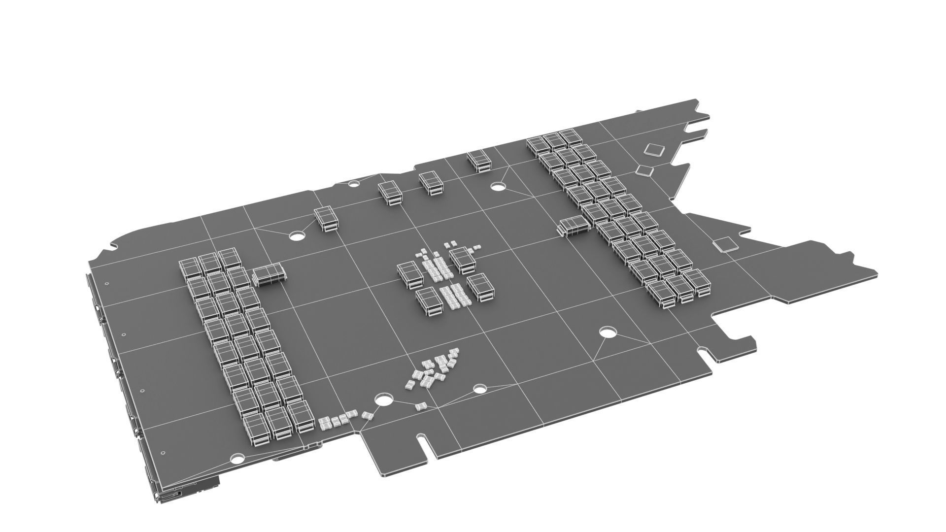 RTX 3080 pcb 3D model_13
