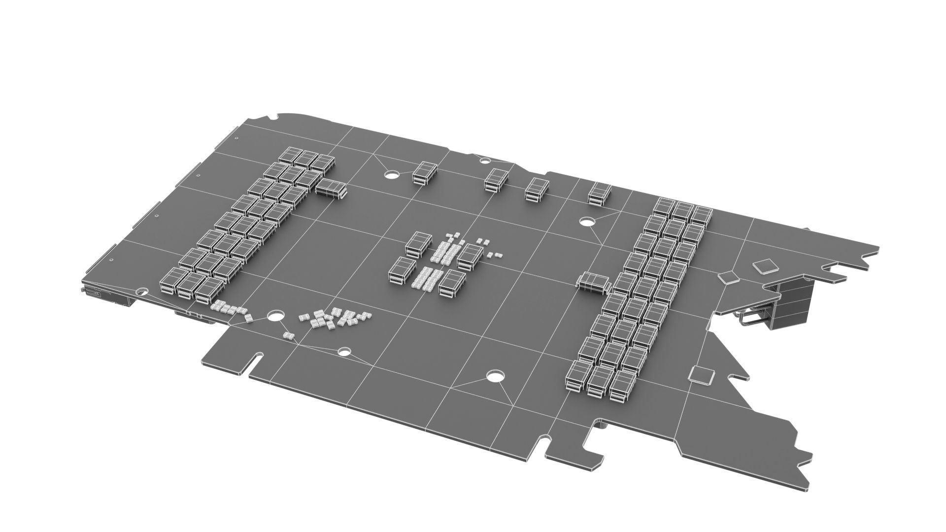 RTX 3080 pcb 3D model_14
