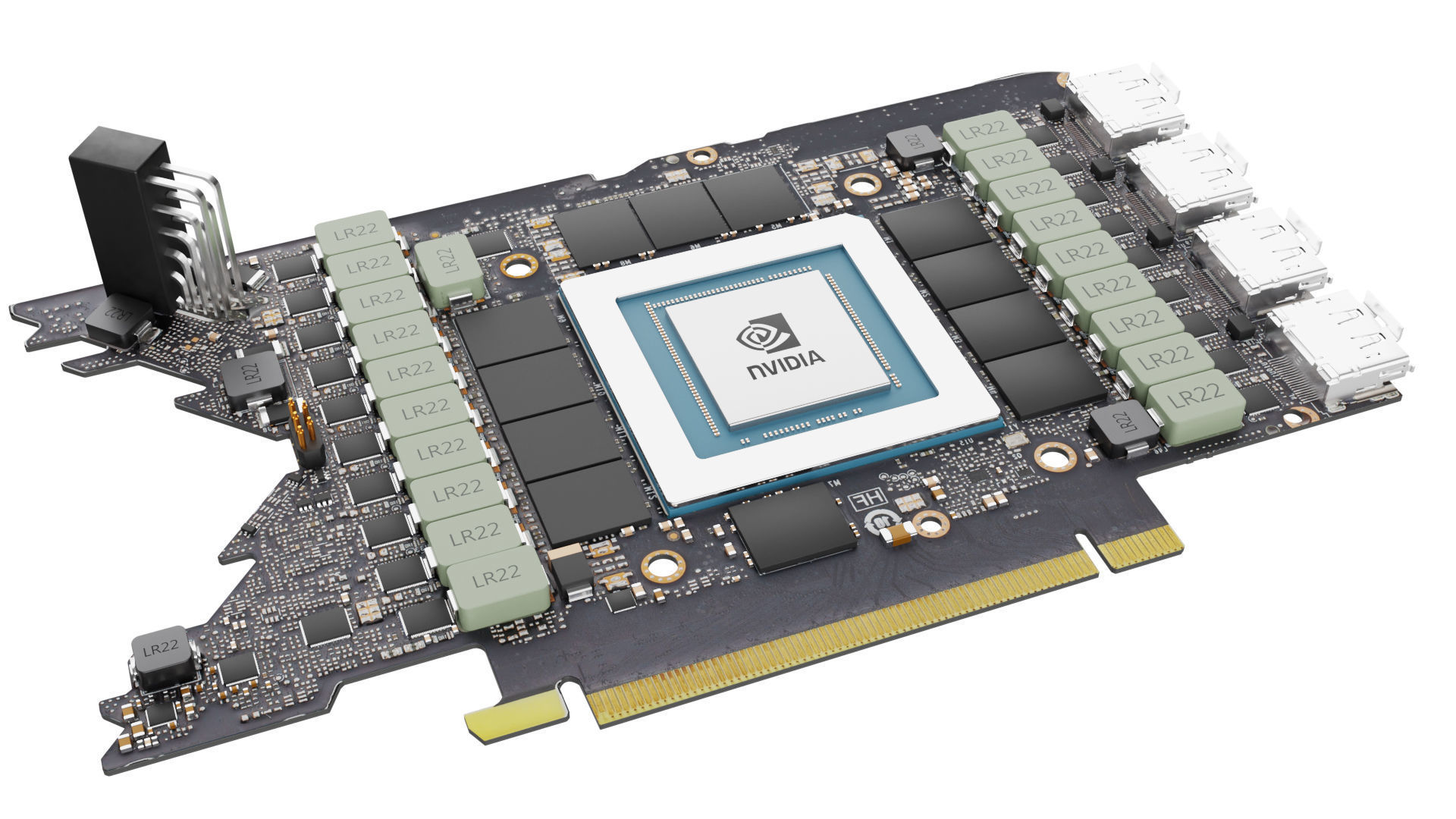 RTX 3080 pcb 3D model_2