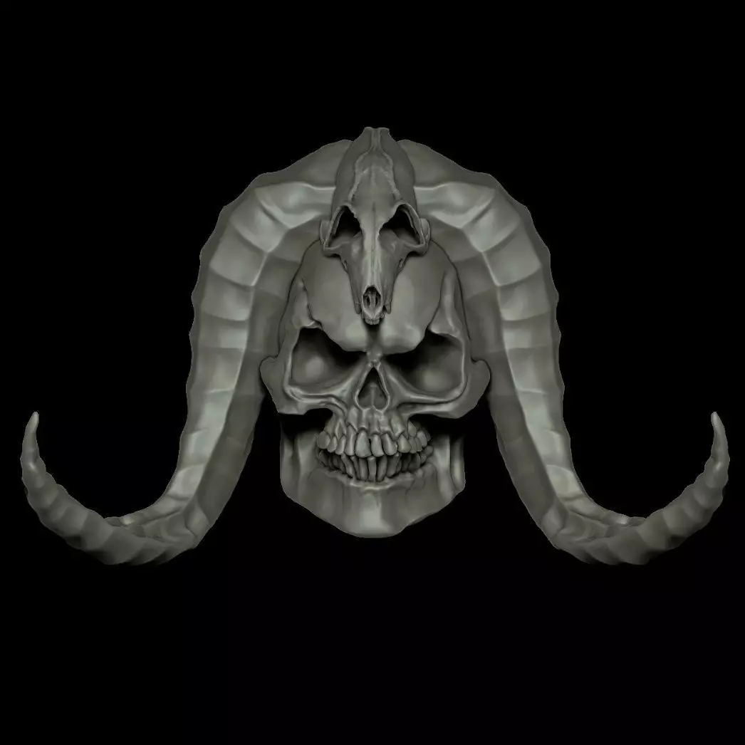 FALL OF ETERNIA SKELETOR HEAD 3D print model_0