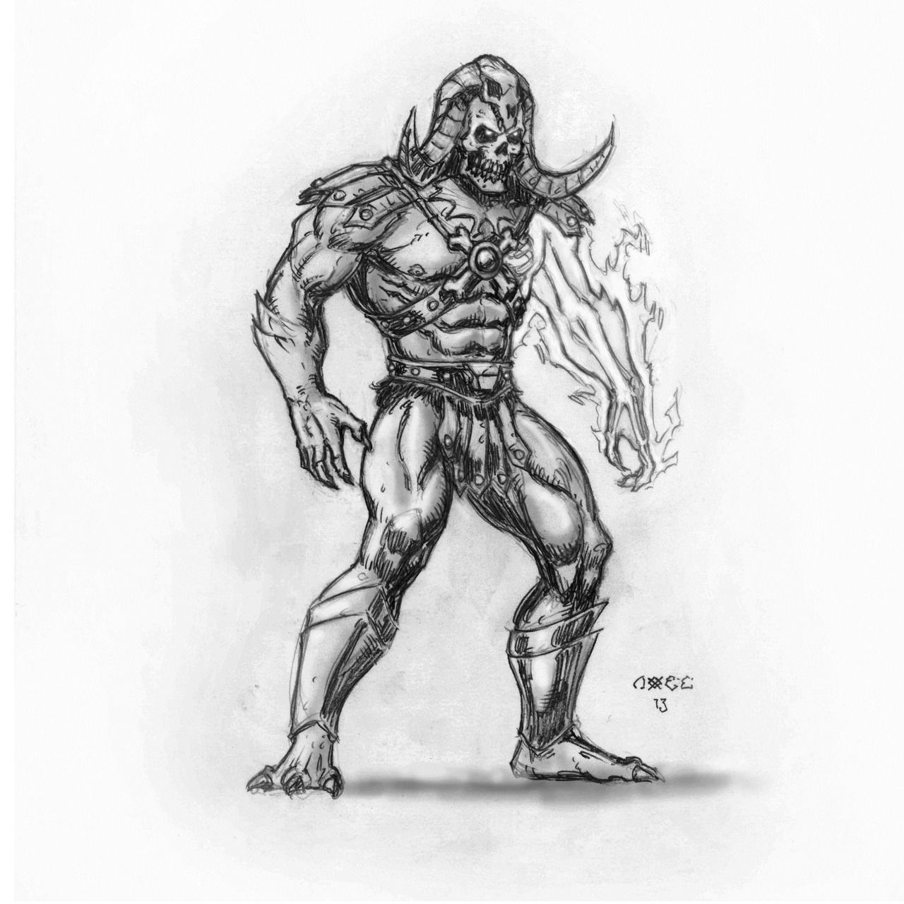 FALL OF ETERNIA SKELETOR HEAD 3D print model_7