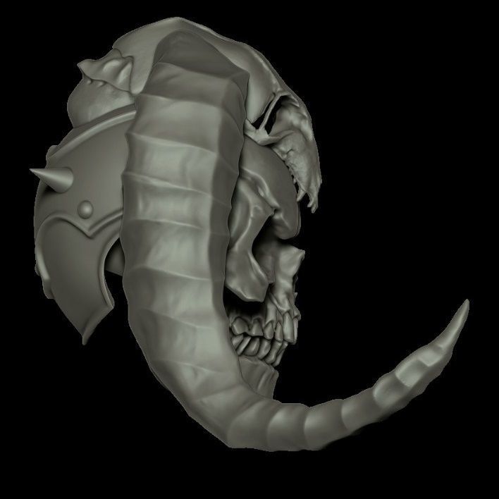 FALL OF ETERNIA SKELETOR HEAD 3D print model_2