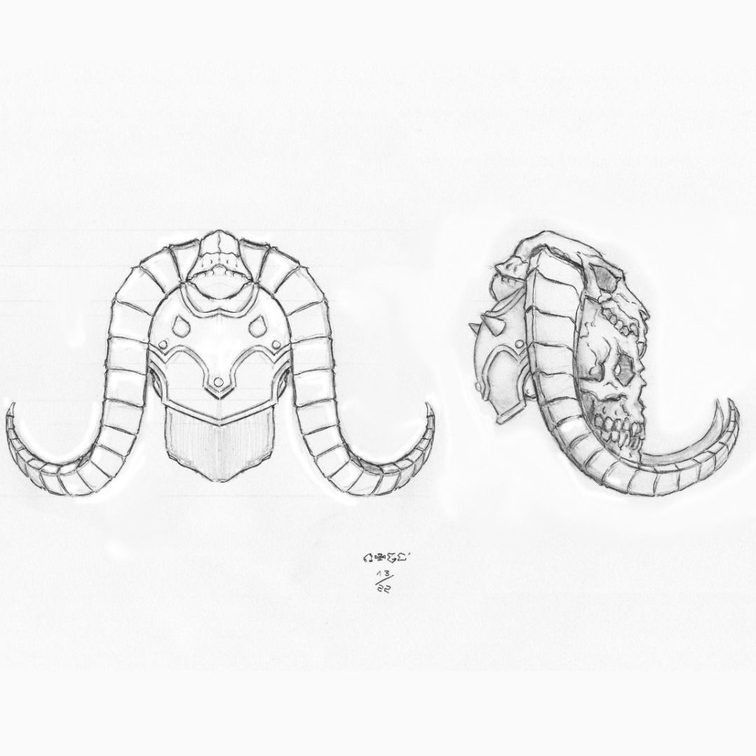 FALL OF ETERNIA SKELETOR HEAD 3D print model_6