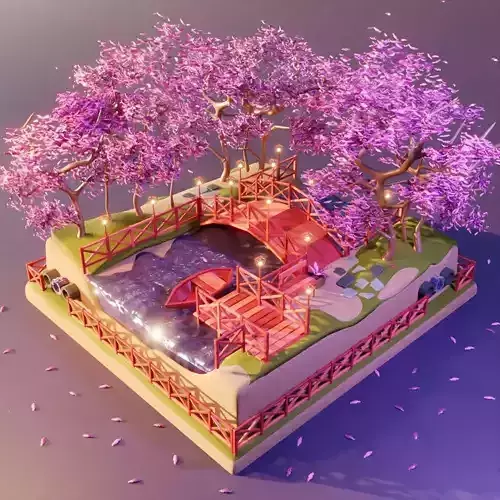 Cherry Blossom Dock Blender