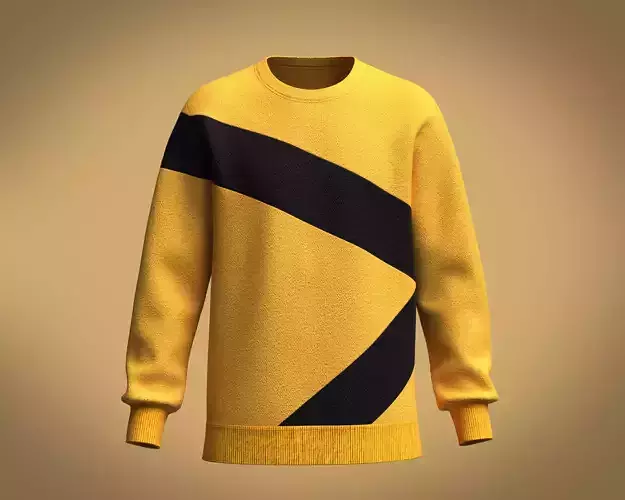 Mens Orange Sweat shirt