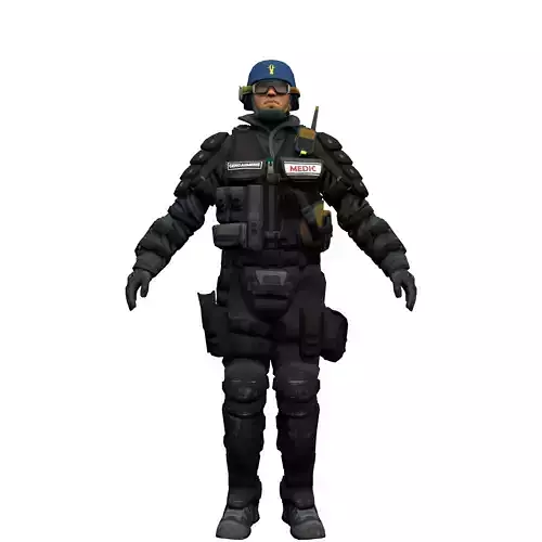 Agent from the game CSGO Second lieutenant of medical service