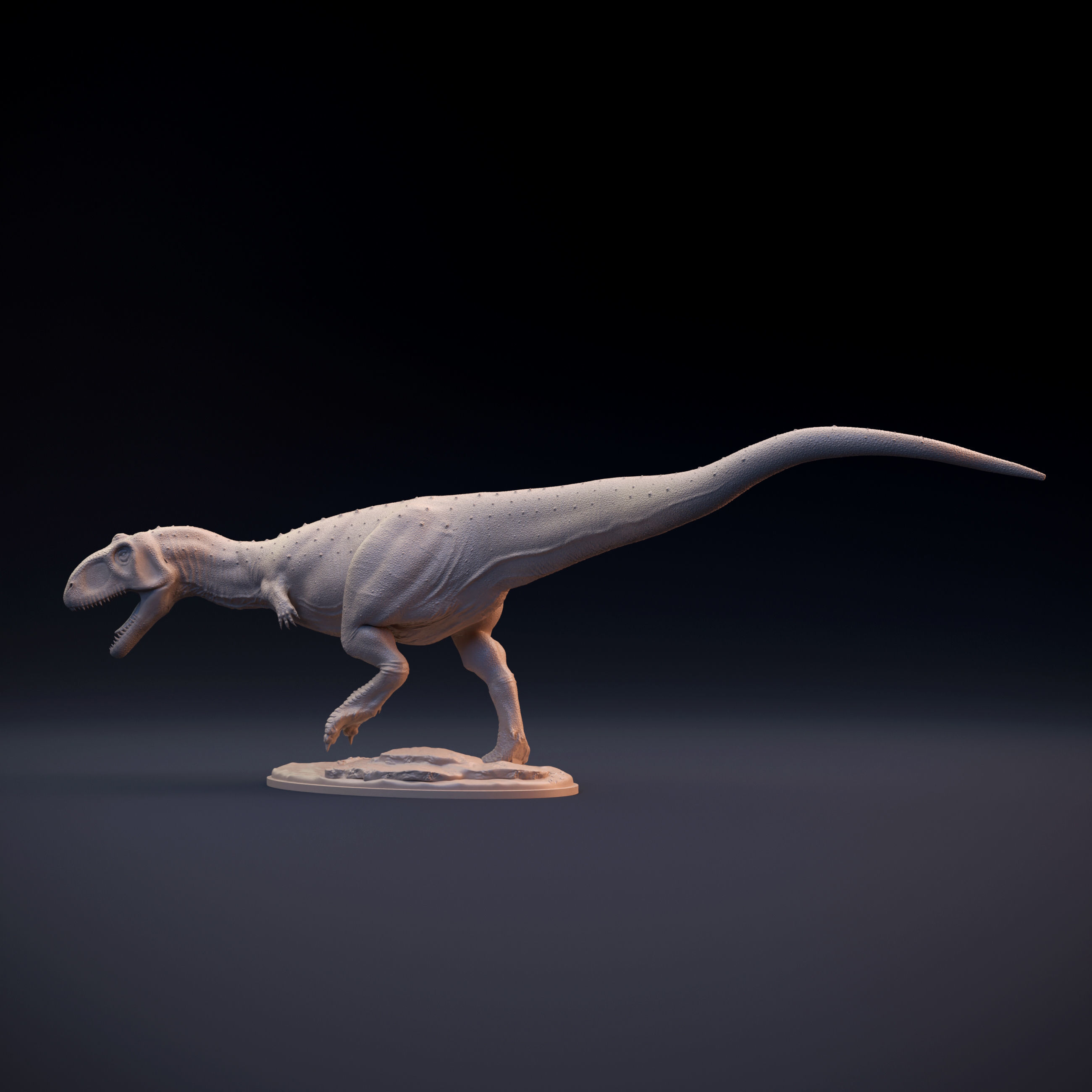Majungasaurus running intended for 3D printing 3D print model_1