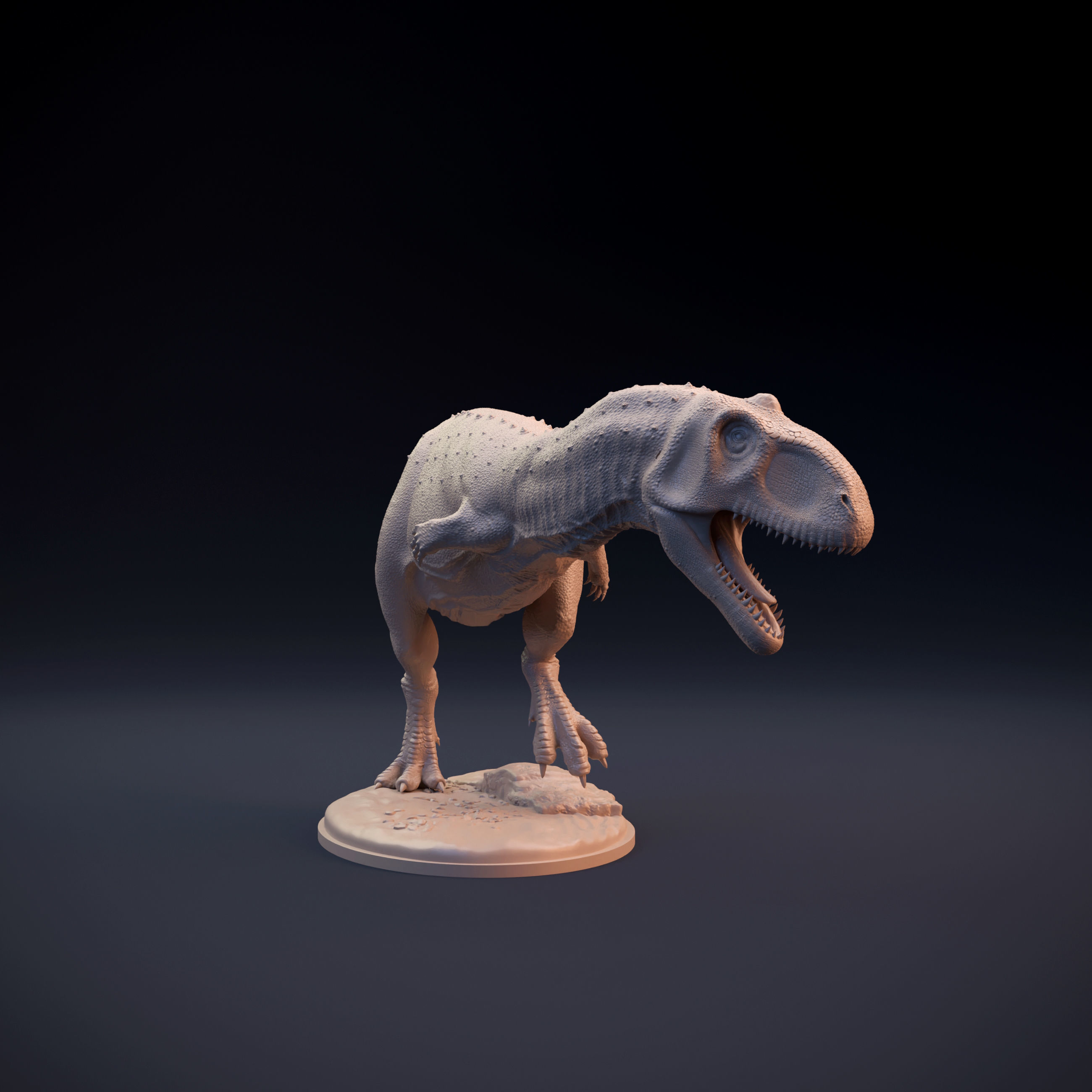 Majungasaurus running intended for 3D printing 3D print model_3